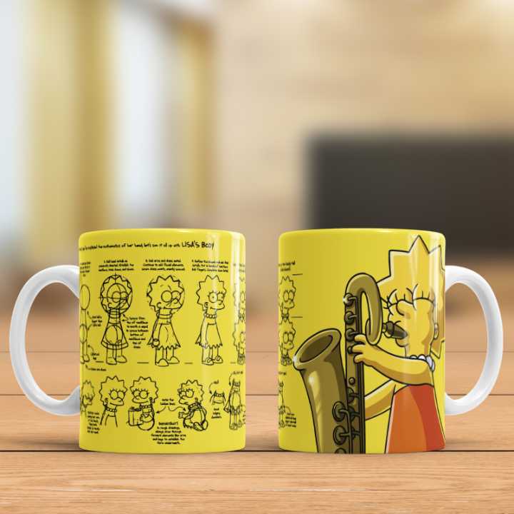 Plantillas De Los Simpson Para Sublimar En Taza De Oz Lisa