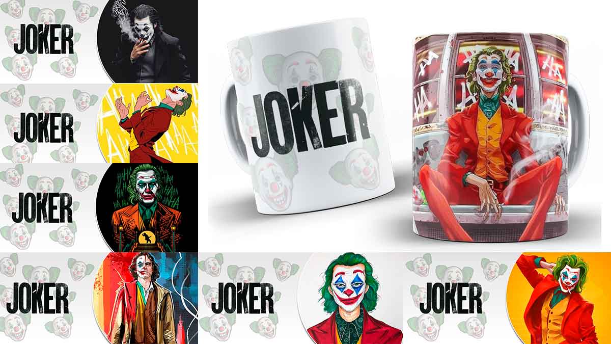 22 Plantillas De Joker Para Sublimar En Taza