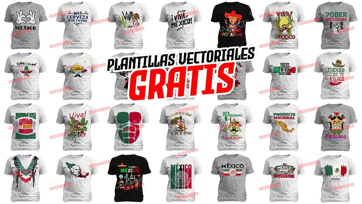 Plantillas Para Corte O Sublimaci N De Playeras De Fiestas Patrias