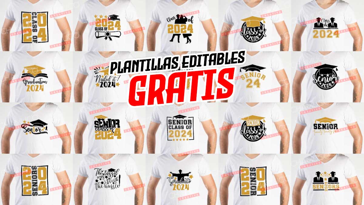 Plantillas Para Sublimar Playeras De Graduados