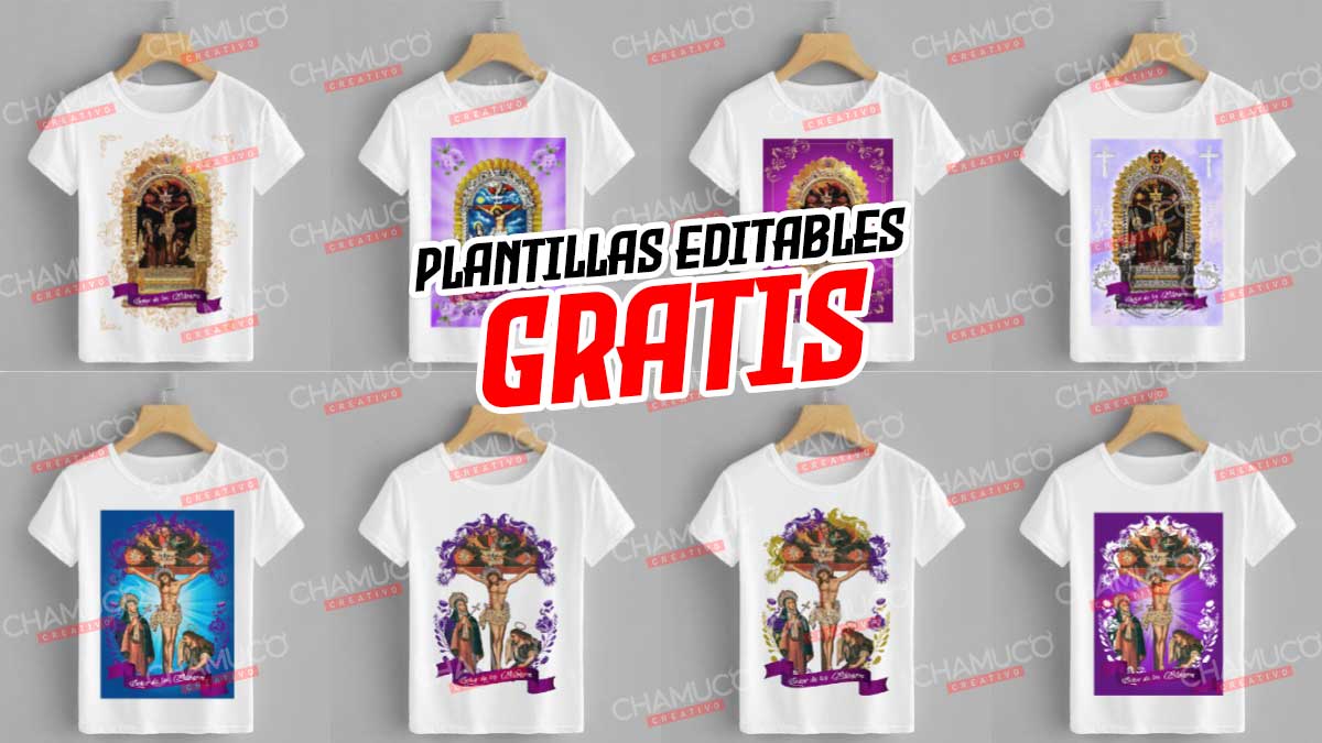 5 Plantillas Y Vectores Para Sublimar Playeras De San Judas Tadeo Con