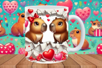 mockup pack tazas capibaras san valentin - 14