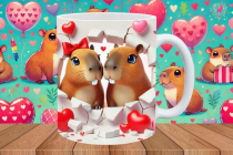 mockup pack tazas capibaras san valentin - 19