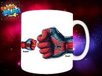 MOCKUP PACK TAZAS MANITOS SUPERHEROES - 2