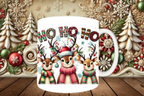 MOCKUP PACK TAZAS NAVIDAD RETRO - 1