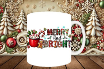 MOCKUP PACK TAZAS NAVIDAD RETRO - 32