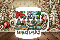 MOCKUP PACK TAZAS NAVIDAD RETRO - 7