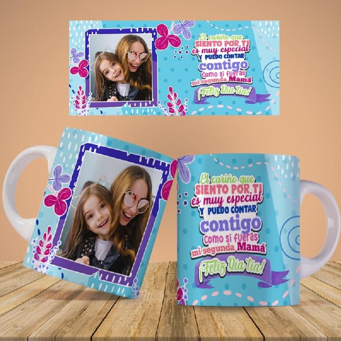Plantillas para Sublimar Taza Mamá es la Mejor con Editables y Mockups