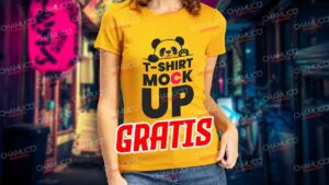 Mockup de Playera para Mujer listo para personalizar tus diseños.