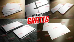 Mockups de Tarjetas de Presentación para personalizar tus diseños