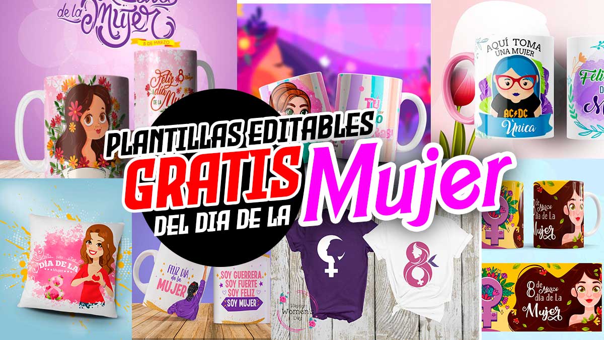 Plantillas Para Sublimar Del Dia De La Mujer 