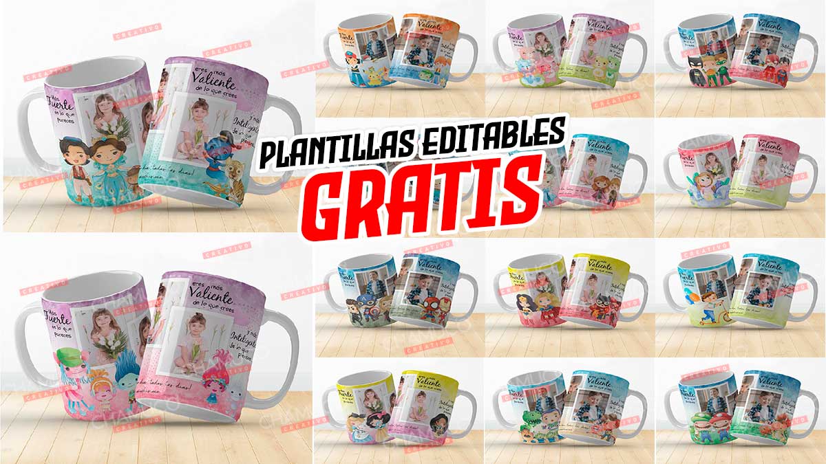 Plantillas Para Sublimar Tazas Dia Del Niño Marco Para Fotos