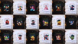 Plantillas para Sublimación y DTF Playeras Felizmente Graduados con Mockups